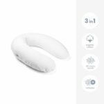 doomoo Buddy Cuscino per maternità e allattamento - Comfort ottimale per mamma e bambino, Puntini Argento - immagine 5