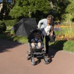 BADABULLE Ombrello Nero Anti UV 50+ - immagine 2