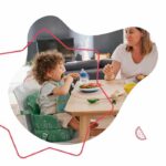 Booster nomade Badabulle - piegatura compatta - universale - da 6 a 36 mesi, orso - immagine 2