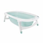 BADABULLE Vasca da bagno pieghevole, 35L, super compatta, tappo di scarico con indicatore di calore, design divertente