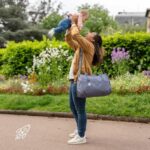 Borsa fasciatoio Badabulle Pocketstyle: fasciatoio, copertura isolante, custodia, accessori per passeggino inclusi, blu - immagine 2