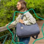 Borsa fasciatoio Badabulle Pocketstyle: fasciatoio, copertura isolante, custodia, accessori per passeggino inclusi, blu - immagine 3