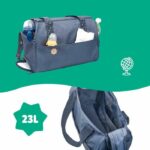 Borsa fasciatoio Badabulle Pocketstyle: fasciatoio, copertura isolante, custodia, accessori per passeggino inclusi, blu - immagine 4