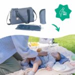 Borsa fasciatoio Badabulle Pocketstyle: fasciatoio, copertura isolante, custodia, accessori per passeggino inclusi, blu - immagine 5