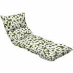 Cuscino per lettino prendisole - PRIVATE GARDEN - ECLIPSE FLAKES - Avocado
