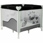 BAMBISOL - Box/culla pieghevole per bambini 90x90 cm con 2 livelli per dormire - Borsa per il trasporto, area giochi - immagine 2