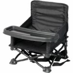 BAMBISOL - Rialzo portatile trasformabile in seggiolone - Tablet rimovibile, pieghevole veloce e compatto, borsa per il trasporto