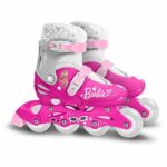 Pattini in linea regolabili - taglia 30-33 - BARBIE - CB200302 - immagine 2