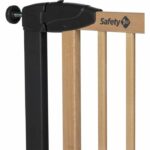 SAFETY 1ST SIMPLY CLOSE WOOD & META, A pressione, 73-80 cm (Max. 94 cm), senza viti né fori, Apertura con una mano, Legno e Grafite - immagine 6