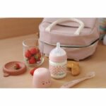 Borsa termica per il pranzo rosa cipria - immagine 5