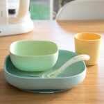 BEABA Set di ventose in silicone a 4 pezzi - Giallo - immagine 3