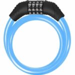 Scooter e bicicletta anti -fusione - Beepper - Cavo da 60 cm - Codice a 4 -digit - blu