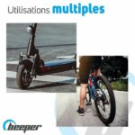Scooter e bicicletta anti -fusione - Beepper - Cavo da 60 cm - Codice a 4 -digit - Verde - immagine 2