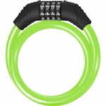 Scooter e bicicletta anti -fusione - Beepper - Cavo da 60 cm - Codice a 4 -digit - Verde