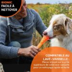 Giocattolo per cani - BIONIC - Urban stick - Taglia Media 23 cm - Realizzato in gomma ultraresistente - senza piombo, BPA e ftalati - immagine 3