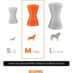 Giocattolo per cani - BIONIC - Osso - Taglia Media 12 cm - Gomma ultraresistente - senza piombo, BPA e ftalati - immagine 2