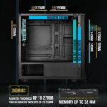 Case per PC senza alimentatore - BITFENIX Nova Mesh SE M-ATX ARGB (Nero) - Mini tower - Formato Micro-ATX - immagine 3