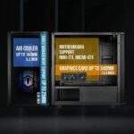 Case per PC senza alimentatore - BITFENIX Nova Mesh SE M-ATX ARGB (Nero) - Mini tower - Formato Micro-ATX - immagine 4