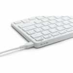 Tastiera TKL - BLUESTORK - Bluetooth ricaricabile per Mac - Bianca - immagine 4