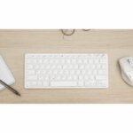 Tastiera TKL - BLUESTORK - Bluetooth ricaricabile per Mac - Bianca - immagine 5