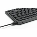 Tastiera TKL - BLUESTORK - Bluetooth + PC 2.4Ghz - Grigia e nera - immagine 3