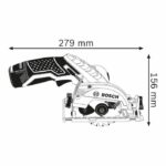Sega circolare GKS 12V-26 2x3.0Ah L-BOXX BOSCH - immagine 6
