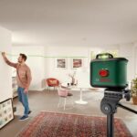 Laser a linea UniversalLevel 360 di Bosch (laser a linea verticale e orizzontale con laser a 360° per l'allineamento su tutto il - immagine 4