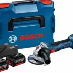 Macinacaffè BOSCH PROFESSIONAL GWS 18V-7 + 2 batterie 4,0Ah + caricabatterie GAL 18V-40 + L-Boxx