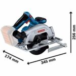 Bosch Professional GKS 18V-57-2 sega circolare (senza batteria) - immagine 3