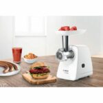 Tritacarne SmartPower - BOSCH - MFW2510W - 2 griglie di macinazione - Insaccatrice - Bianco - immagine 2