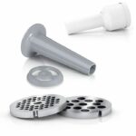 Tritacarne SmartPower - BOSCH - MFW2510W - 2 griglie di macinazione - Insaccatrice - Bianco - immagine 4