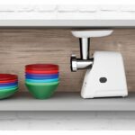 Tritacarne SmartPower - BOSCH - MFW2510W - 2 griglie di macinazione - Insaccatrice - Bianco - immagine 5