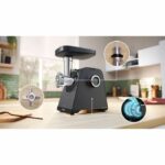 Tritacarne Serie 4 - BOSCH - MFWS430B - 3 griglie di macinazione - Retromarcia - Nero - immagine 3