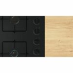 Piano cottura a gas - BOSCH Serie 2 - 4 fuochi - 52 x 59 x 5,4 cm - POP6B6K30 - Nero - immagine 4
