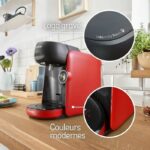 Macchina da caffè + 3 confezioni T-disc - BOSCH - TASSIMO FINESSE TAS163E - 1400 W - 0,7 L - Multibevande - IntensityBoost - Nera - immagine 2