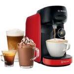 Macchina da caffè + 3 confezioni T-disc - BOSCH - TASSIMO FINESSE TAS163E - 1400 W - 0,7 L - Multibevande - IntensityBoost - Nera