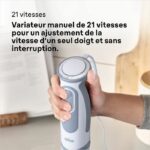 Frullatore - BRAUN - MQ5207WH - 1000 W - 600 ml - Grigio / Bianco - immagine 6