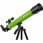 Telescopio astronomico 45/600 AZ - BRESSER JUNIOR - Ingrandimento fino a 100x - Treppiede regolabile in altezza - verde - immagine 3