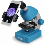 Microscopio 40x-640x - BRESSER JUNIOR - Illuminazione a LED - kit di sperimentazione - blu - immagine 2