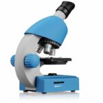 Microscopio 40x-640x - BRESSER JUNIOR - Illuminazione a LED - kit di sperimentazione - blu - immagine 3