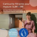 Cartuccia filtrante - BRITA - Mypure SLIM V-MF - 8000 L di acqua filtrata / 12 mesi - 3 livelli di filtrazione - immagine 2