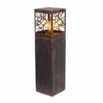 BRILLIANT - WHITNEY Paletto da esterno - color ruggine - metallo/plastica E27 1x52W
