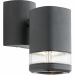 Jandy Outdoor Applique, Black, Gu10 Max 18W, Bulb non incluso