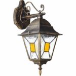 Discendente Applique per esterni Janel, Dore Black, E27 Max 60W, Bulb non incluso - immagine 2