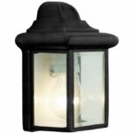 Brilliant Outdoor Wall Light Nissie Noir E27 1x40W