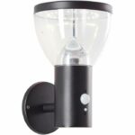 Applique da esterno - BRILLIANT - TULIP - LED e solare - Rilevatore di movimento - Acciaio inossidabile e plastica - 4 W - Nero - immagine 4