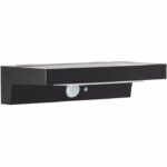 Applique da esterno - BRILLIANT - BARKER - LED e solare - Rilevatore di movimento - Plastica - 4 W - Nero - immagine 2