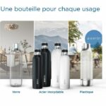 Confezione da 2 bottiglie in vetro BRITA - sodaTRIO - 1L - immagine 3
