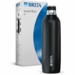 Bottiglia BRITA per sodaTRIO - acciaio inossidabile - 1L - nera