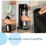 Bottiglia BRITA per sodaTRIO - acciaio inossidabile - 1L - nera - immagine 5